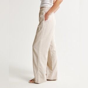 Abercrombie Linen-Blend Pull-On Pant XS SHORT